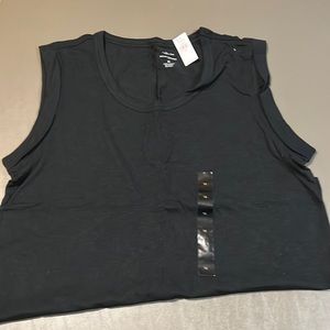 NWT Banana Republic Black Sleeveless Tee